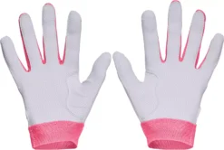 Under Armour Girls' Radar Softball Batting Gloves -Rawlings Sport Gears Store 1355540 641 Pink PALM