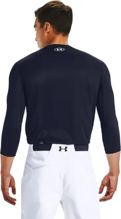Under Armour Iso-Chill 3/4 Sleeve Shirt 8 Under Armour Iso-Chill 3/4 Sleeve Shirt -Rawlings Sport Gears Store 1356800 Navy MODBCK