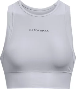 Under Armour Women's Iso-Chill Softball Tank 10 Under Armour Women's Iso-Chill Softball Tank -Rawlings Sport Gears Store 1364094 Grey FRT