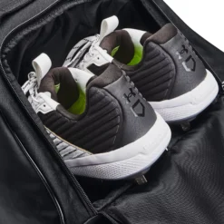 Under Armour Wheeled Baseball/Softball Bag -Rawlings Sport Gears Store 1365312 001 BlackSilver DET alt2