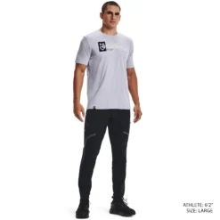 Under Armour Men's Baseball Wordmark T-Shirt -Rawlings Sport Gears Store 1367680 012 Gray MODSTLAD