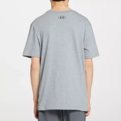 Under Armour Boys' Baseball Plate T-Shirt -Rawlings Sport Gears Store 1371213 035 SteelLightHeatherBlack MODBCK