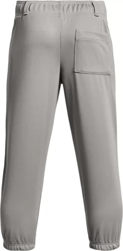 Under Armour Kids' Pull Up Pants W/ Belt Loops -Rawlings Sport Gears Store 1375660 BaseballGray BCK