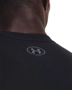 Under Armour Men's Baseball Script Short Sleeve T-Shirt -Rawlings Sport Gears Store 1377613 001 BlackPitchGray MODDET