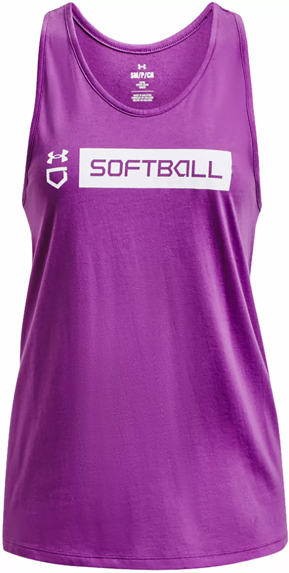 Under Armour Women's Softball Wordmark Bar Tank 4 Under Armour Women's Softball Wordmark Bar Tank - Image 4