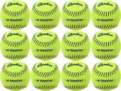 Baden 12'' All-Weather Practice Softballs – 12-Pack