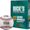 DICK'S Sporting Goods Leather Baseballs - 12 Pack