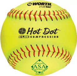 Worth 12" ASA Hot Dot Slowpitch Softball
