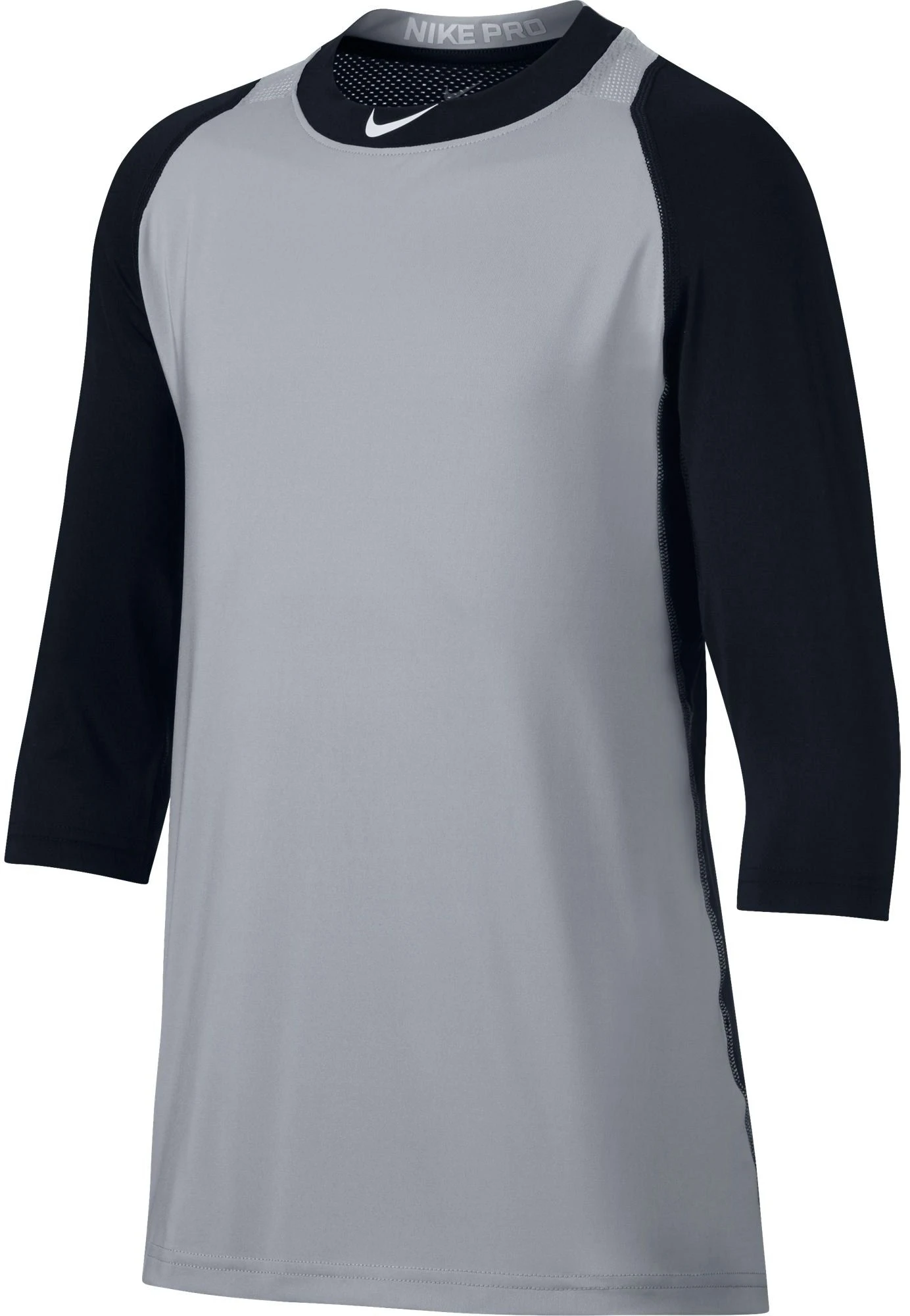Nike Men's Pro Cool Reglan ¾-Sleeve Baseball Shirt 1 Nike Men's Pro Cool Reglan ¾-Sleeve Baseball Shirt