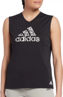 Adidas Women's Sleeveless Softball Graphic T-Shirt