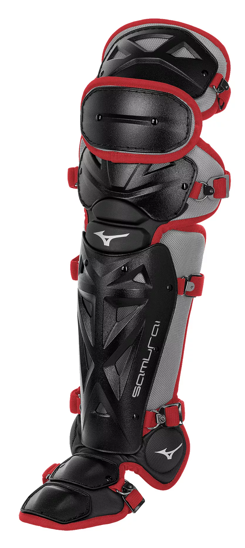 Mizuno Girls' Samurai Softball Catcher's Leg Guards 1 Mizuno Girls' Samurai Softball Catcher's Leg Guards