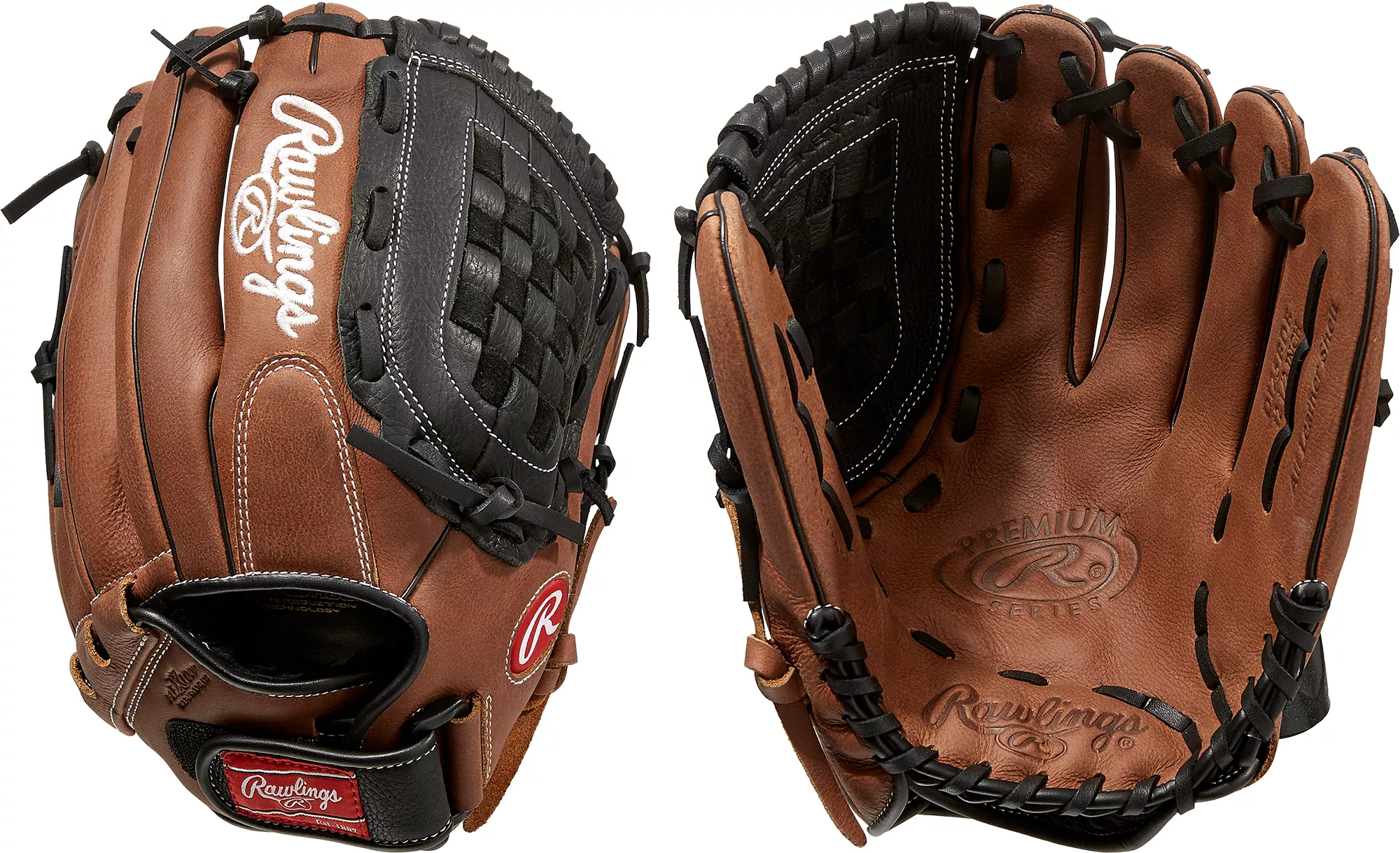 Rawlings 12.5'' Premium Series Slowpitch Glove 1 Rawlings 12.5'' Premium Series Slowpitch Glove