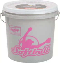 Rawlings 10'' Practice Fastpitch Softball Bucket - 18 Pack