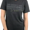Baseballism Women's "She Answers Them" Warm-Up T-Shirt
