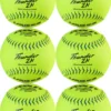 Dudley 12'' USSSA Thunder ZN Pro-M Stamp Slow Pitch Softballs - 6 Pack