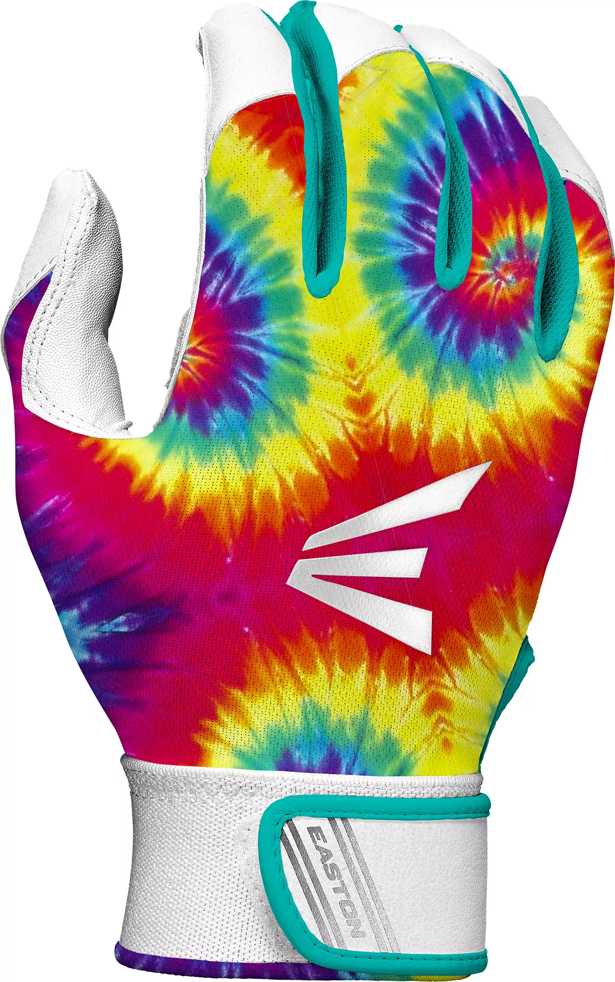 Easton Girls' Lauren Chamberlain Elite Softball Tie Dye Batting Gloves 1 Easton Girls' Lauren Chamberlain Elite Softball Tie Dye Batting Gloves