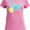 Under Armour Girls' Softball Sticker Short Sleeve Shirt
