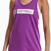 Under Armour Women's Softball Wordmark Bar Tank