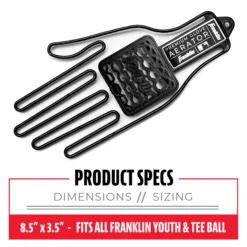 Franklin Youth MLB Batting Glove Aerator -Rawlings Sport Gears Store 23575 NOCOLOR TEC
