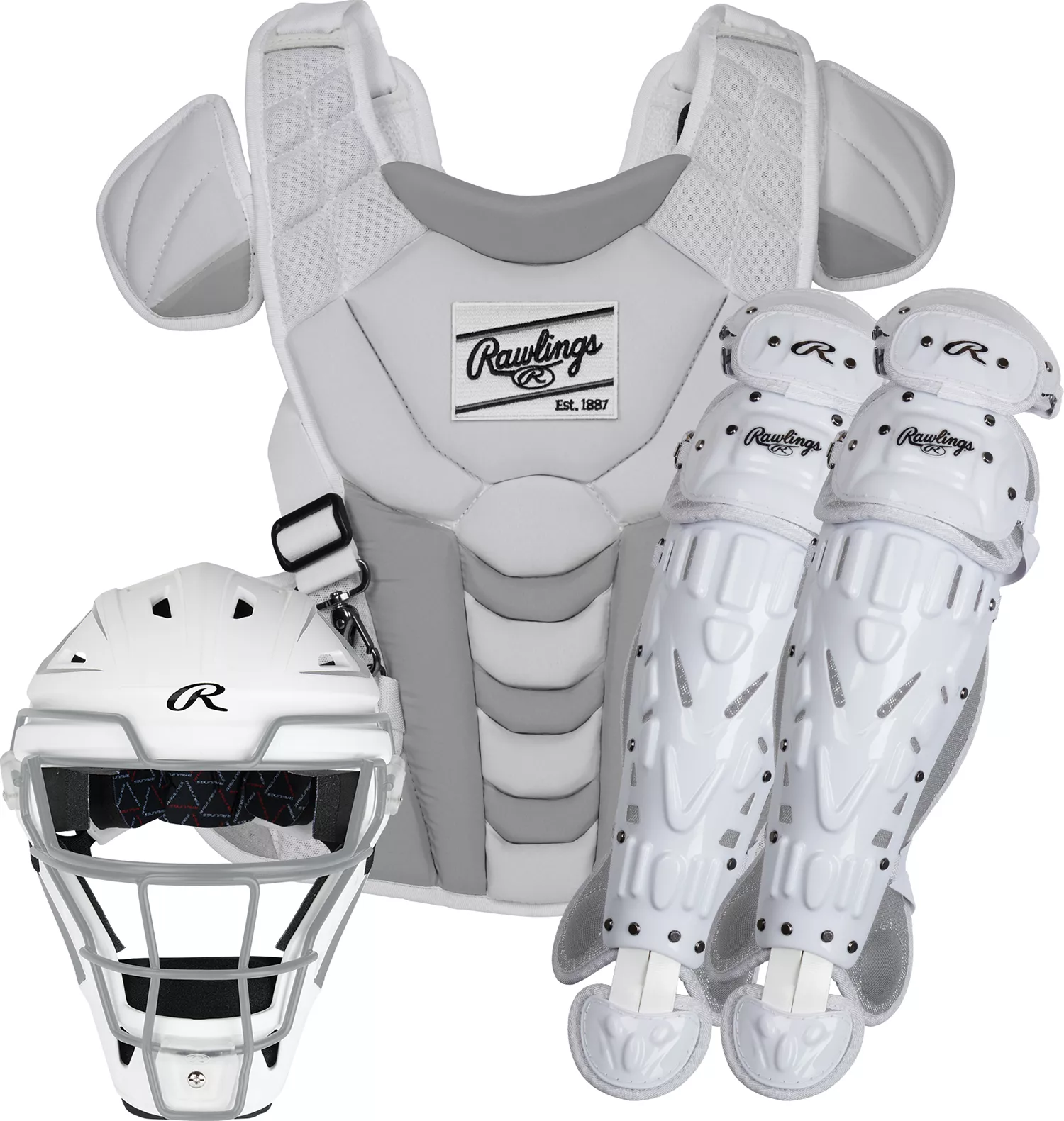 Rawlings Adult Velo Fastpitch Softball Catcher's Set 1 Rawlings Adult Velo Fastpitch Softball Catcher's Set