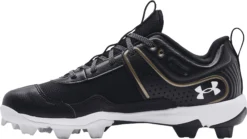 Under Armour Women's Glyde RM Softball Cleats -Rawlings Sport Gears Store 3024330 001 BlackWhite INS