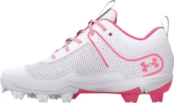 Under Armour Kids' Glyde RM Softball Cleats -Rawlings Sport Gears Store 3024331 101 WhiteWhite INS