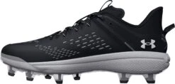 Under Armour Men's Yard MT TPU Baseball Cleats -Rawlings Sport Gears Store 3025591 001 BlackWhite INS