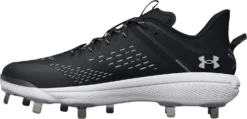 Under Armour Men's Yard MT Metal Baseball Cleats -Rawlings Sport Gears Store 3025592 001 BlackWhite INS