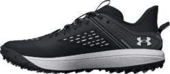 Under Armour Men's Yard Turf Baseball Cleats -Rawlings Sport Gears Store 3025593 001 BlackWhite INS