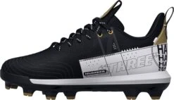 Under Armour Kids' Harper 7 TPU Baseball Cleats -Rawlings Sport Gears Store 3025596 001 BlackWhite INS