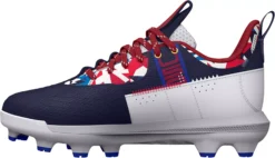 Under Armour Kids' Harper 7 LE TPU Baseball Cleats -Rawlings Sport Gears Store 3025597 400 NavyWhite INS