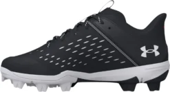 Under Armour Kids' Leadoff RM Baseball Cleats -Rawlings Sport Gears Store 3025600 001 BlackWhite INS