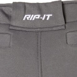 RIP-IT Women's 4-Way Stretch Softball Pants PRO 14 RIP-IT Women's 4-Way Stretch Softball Pants PRO -Rawlings Sport Gears Store 311000 030 Charcoal DET alt2