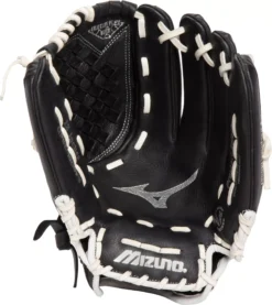 Mizuno 12'' Girls' Prospect Select Series Softball Glove 7 Mizuno 12'' Girls' Prospect Select Series Softball Glove -Rawlings Sport Gears Store 312825 BlackWhite PALM