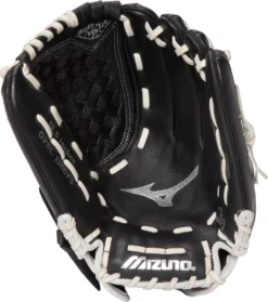 Mizuno 12.5'' Girls' Prospect Select Series Softball Glove 7 Mizuno 12.5'' Girls' Prospect Select Series Softball Glove -Rawlings Sport Gears Store 312855L BlackWhite PALM