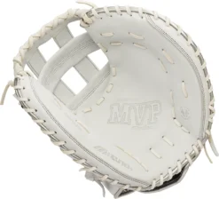 Mizuno 34'' MVP Select Series Fastpitch Catcher's Mitt 8 Mizuno 34'' MVP Select Series Fastpitch Catcher's Mitt -Rawlings Sport Gears Store 313037R WhiteSilver PALM