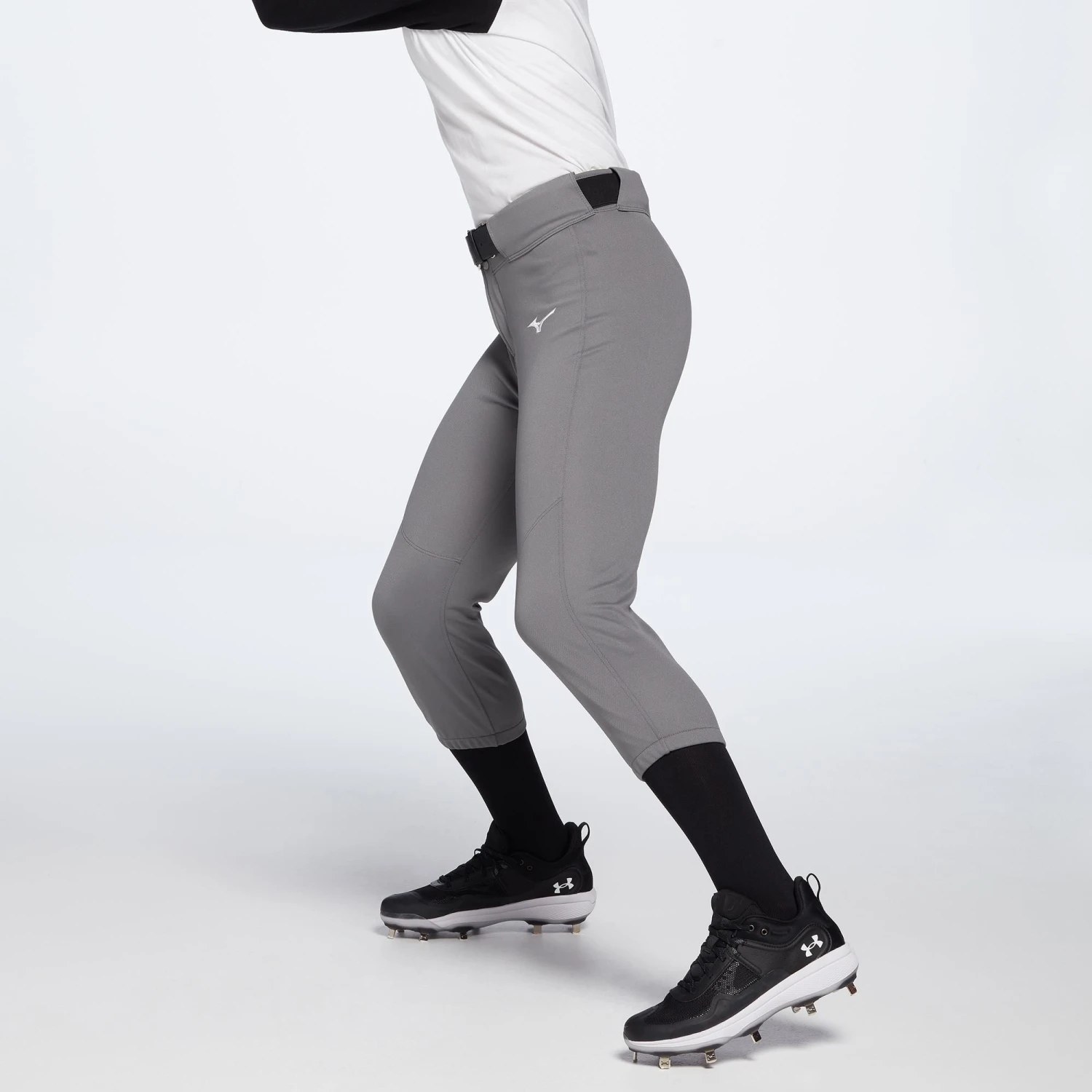 Mizuno Women's Belted Stretch Softball Pants 8 Mizuno Women's Belted Stretch Softball Pants - Image 8