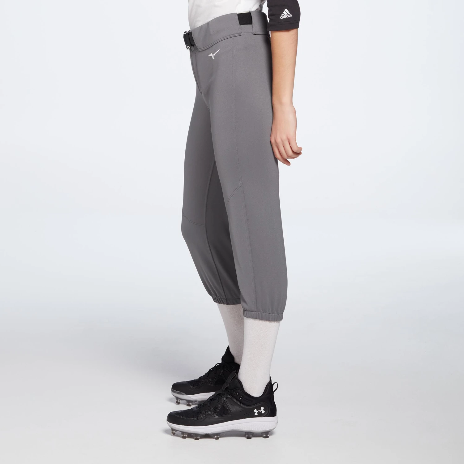 Mizuno Girls' Belted Stretch Softball Pants 7 Mizuno Girls' Belted Stretch Softball Pants - Image 7