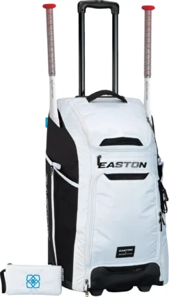 Easton Jen Schro Softball Catcher's Wheeled Bag -Rawlings Sport Gears Store A159058WH 8071912 White AR