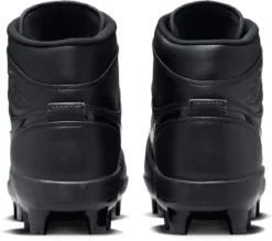 Nike Men's Jordan 1 Retro MCS High Baseball Cleats 10 Nike Men's Jordan 1 Retro MCS High Baseball Cleats -Rawlings Sport Gears Store AV5354 002Z BlackBlack BCK