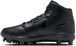Nike Men's Jordan 1 Retro MCS High Baseball Cleats 8 Nike Men's Jordan 1 Retro MCS High Baseball Cleats -Rawlings Sport Gears Store AV5354 002Z BlackBlack INS