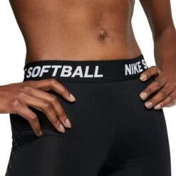 Nike Women's Dri-FIT Softball Slider Shorts -Rawlings Sport Gears Store AV6633 010 TMBlackTMWhite MODDET