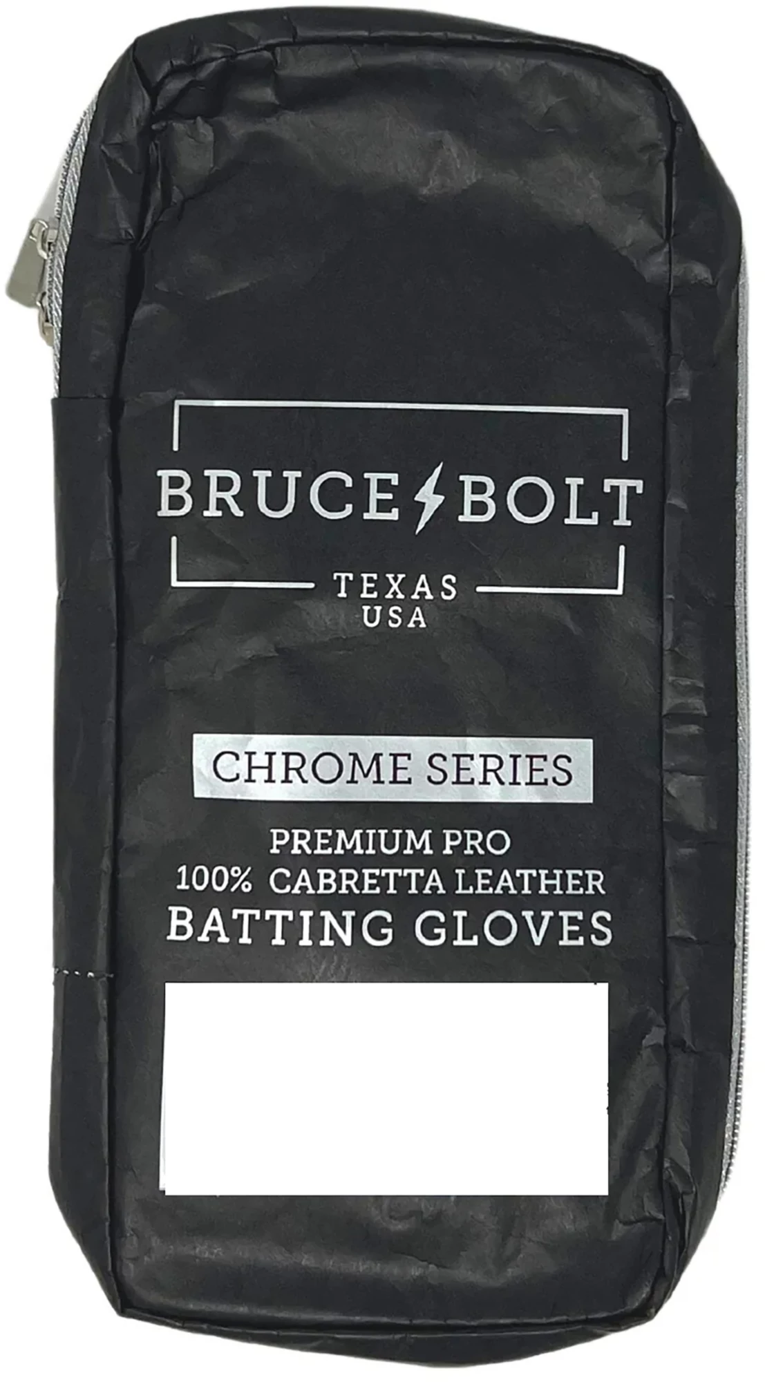 Bruce Bolt Adult Long Cuff Chrome Batting Gloves 3 Bruce Bolt Adult Long Cuff Chrome Batting Gloves - Image 3