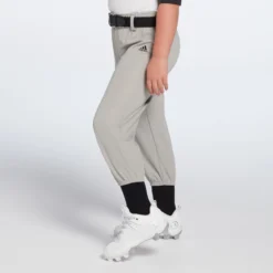 Adidas Youth Triple Stripe Pull Up Pants 20 Adidas Youth Triple Stripe Pull Up Pants -Rawlings Sport Gears Store BBA12066 GreyBaseball MODL