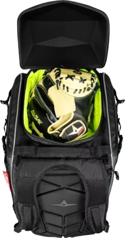 All-Star MVP Pro Series Dual Hybrid Catcher's Bat Pack -Rawlings Sport Gears Store BBCBP BBCPB Black TOP