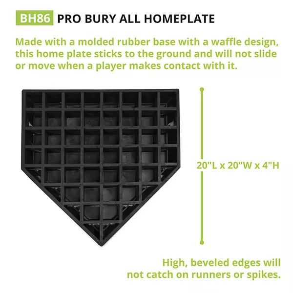 Champion BH86 Pro Bury All Home Plate 2 Champion BH86 Pro Bury All Home Plate - Image 2