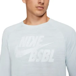 Nike Men's Velocity Legend 3/4 Sleeve Baseball Top 6 Nike Men's Velocity Legend 3/4 Sleeve Baseball Top -Rawlings Sport Gears Store BQ9767 043 Platinum MODDET