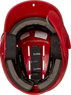 Adidas Senior Captain Baseball Batting Helmet W/ Jaw Guard -Rawlings Sport Gears Store BTE00619LH RED NOCOLOR TOP