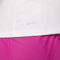 Nike Women's "RASPBERRY CLUB" Dri-FIT Cotton Softball T-Shirt -Rawlings Sport Gears Store CD7964 100 White MODDET alt2