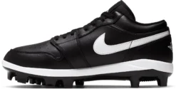 Nike Men's Jordan 1 Retro MCS Baseball Cleats -Rawlings Sport Gears Store CJ8524 001Z BlackWhite INS